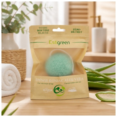 Estigreen Aloë Vera Konjac Spons