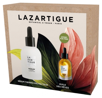 Lazartigue Sérum D'Exception Thermo-Protecteur 50 ml + Huile des Rêves Nourishing Dry Oil 10 ml Gratis