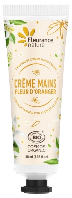 Fleurance Nature Crema Mani Biologica 30 ml - Profumo: Fiore d'arancio