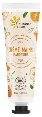 Fleurance Nature Organic Hand Cream 30ml - Fragrance: Mandarin