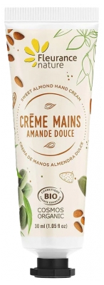 Fleurance Nature Organic Hand Cream 30ml - Fragrance: Sweet almond