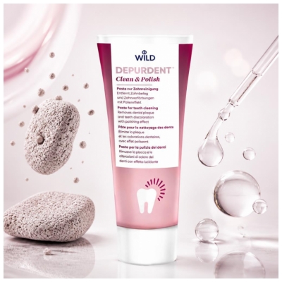 Wild Depurdent Clean & Polish Zubní pasta 75 ml