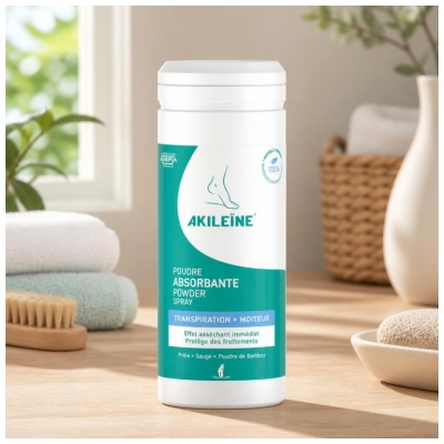 Akileïne Absorpcijski puder 75 g