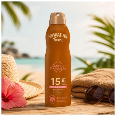 Hawaiian Tropic Protective Brume Dry Oil SPF15 177 ml