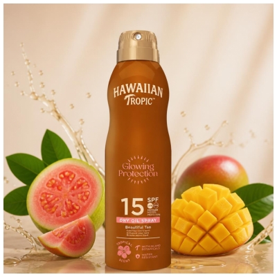 Hawaiian Tropic Protective Mist Dry Oil SPF15 177 ml