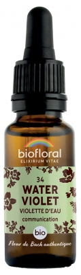 Biofloral Bach Flower Remedies 34 Water Violet Organic 20 ml