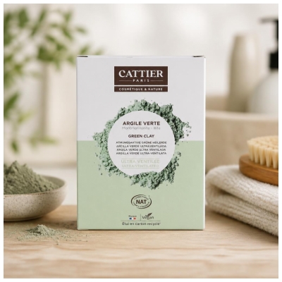 Cattier Ultra-Ventilated Bio Green Clay 250 g
