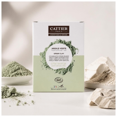 Cattier Ultra-Ventileret Grønt Ler Bio 250 g