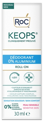 RoC Keops Roll-on Deodorant 0% Aluminium 30 ml