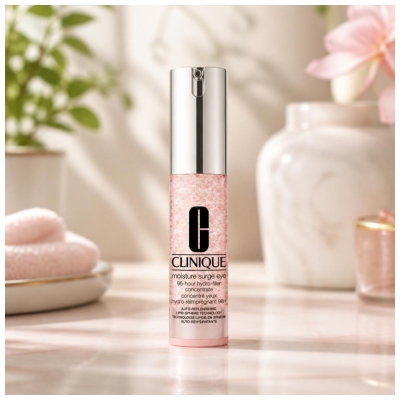 Clinique Moisture Surge Eye Concentrate 96H drėkinantis akių kontūro koncentratas visų tipų odai 15 ml