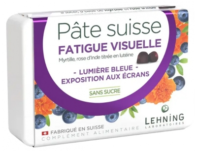 Laboratoires Lehning Pâte Suisse Fatigue Visuelle 40 Gommes