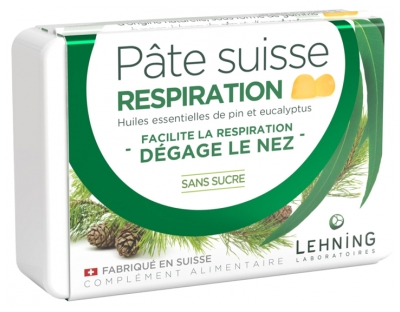 Laboratoires Lehning Pâte Suisse Respiration 40 Gommes