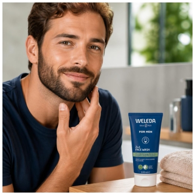 Weleda Men Sejas un Bārdas Tīrīšanas Gēls 2in1 100 ml