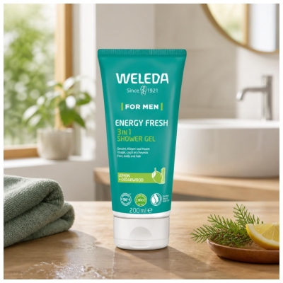 Weleda Men Shower Gel Energy Fresh 3in1 200 ml