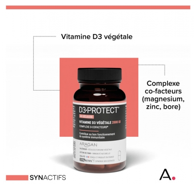 Aragan Synactifs D3Protect 60 Gélules