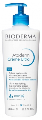 Bioderma Atoderm Crème Ultra Crème Hydratante Ultra-Nourrissante 500 ml