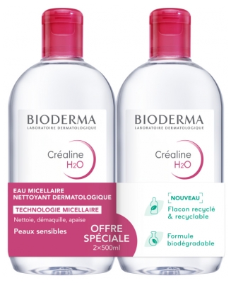 Bioderma H2O Original Woda Micelarna 2 x 500 ml