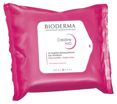 Bioderma Crealine (Sensibio) H2O - 25 Dermatological Wipes