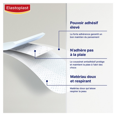 Elastoplast Pansement Sensible 20 Pansements - Couleur : Marron