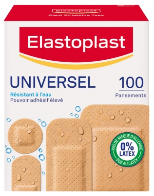 Elastoplast Universal Plaster 100 Plastre 4 Størrelser