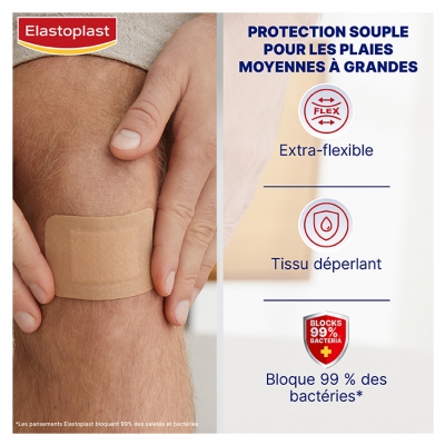 Elastoplast Pansement Universel XL 10 Pansements