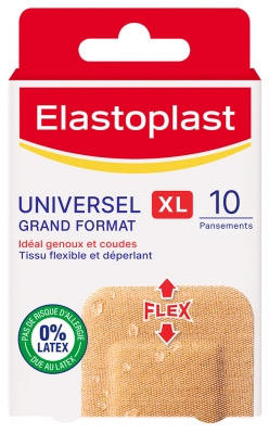 Elastoplast Pansement Universel XL 10 Pansements