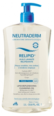 Neutraderm Relipid+ Lipid-Replenishing Cleansing Oil 1 L