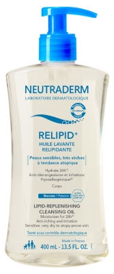 Neutraderm Relipid+ Lipid-Replenishing Cleansing Oil 400 ml