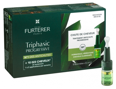 René Furterer Triphasic Trattamento Progressivo per la Perdita dei Capelli 8 x 5,5 ml