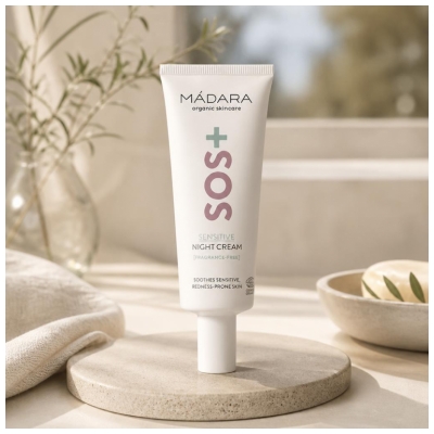 Mádara SOS+ Sensitive Night Cream Crème de Nuit Bio 70 ml