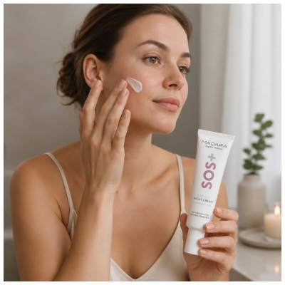 Mádara SOS+ Sensitive Night Cream Crème de Nuit Bio 70 ml