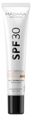 Mádara Protector Solar Facial Antiedad con Células Madre Vegetales SPF30 40 ml