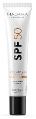 Mádara veido apsaugos nuo saulės kremas su augalinėmis kamieninėmis ląstelėmis SPF50 40 ml