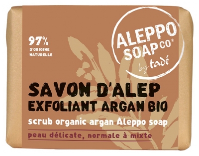 Tadé Savon d'Alep Exfoliant Argan Bio 100 g