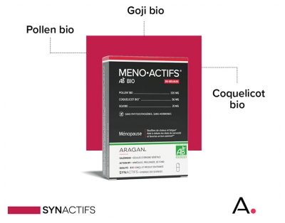 Aragan Synactifs MenoActifs Bio 30 Gélules