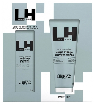 Lierac Homme Global Anti-Aging Fluid 50 ml + Gratis żel pod Prysznic 200 ml