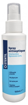 Stentil Spray Antiseptique Chlorhexidine Digluconate 0,5% 100 ml