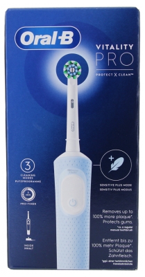 Oral-B Spazzolino Ricaricabile Vitality Pro + Accessori - Colore: Blu