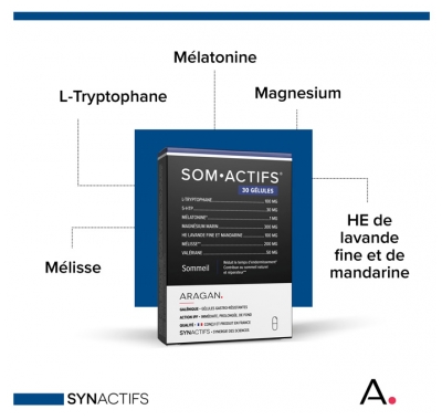 Aragan Synactifs SomActifs 30 Gélules