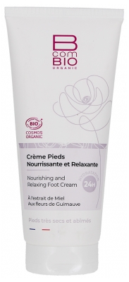 BcomBIO Crème Pieds Nourrissante et Relaxante Bio 100 ml