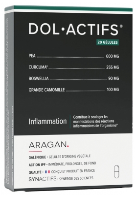 Aragan Synactifs DolActifs 20 Gélules