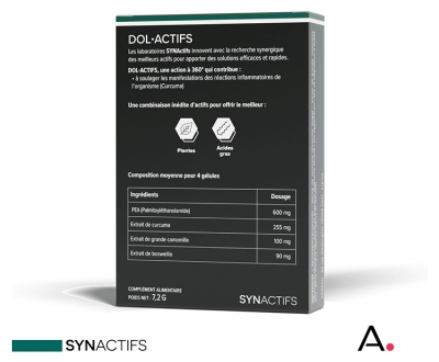 Synactifs DolActifs 20 Cápsulas