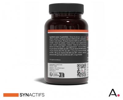 Aragan Synactifs KidActives 3+ 30 Žvýkacích bonbónů