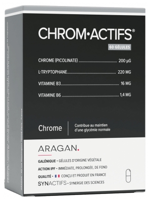 AraganSynactivesChromActifs 60 Cápsulas
