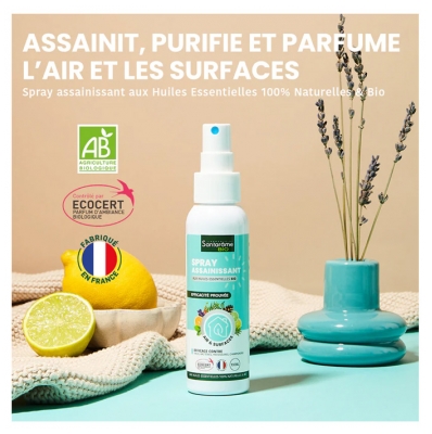 Santarome Spray Assainissant aux 20 Huiles Essentielles Bio 100 ml