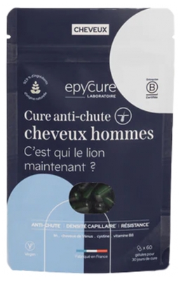 Epycure Tratamento AntQueda de Cabelo Homens 60 Cápsulas