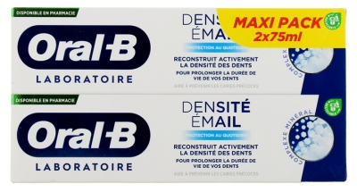 Oral-B Dentifrice Densité Émail Lot de 2 x 75 ml