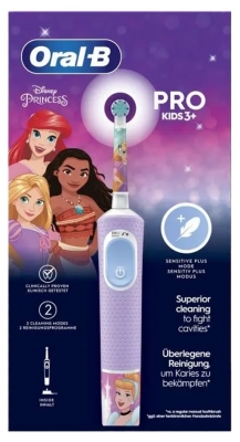 Oral-B Pro Kids 3 Ans et + Brosse À Dents Électrique - Modèle : Princesses