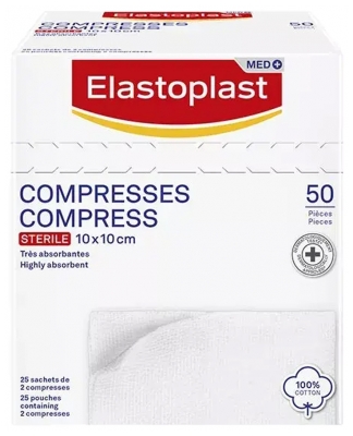 Elastoplast 50 Compresses Stériles 10 x 10 cm