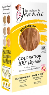 Les couleurs de Jeanne Coloration 100% Végétale Bio - Couleur : Blond Vénitien